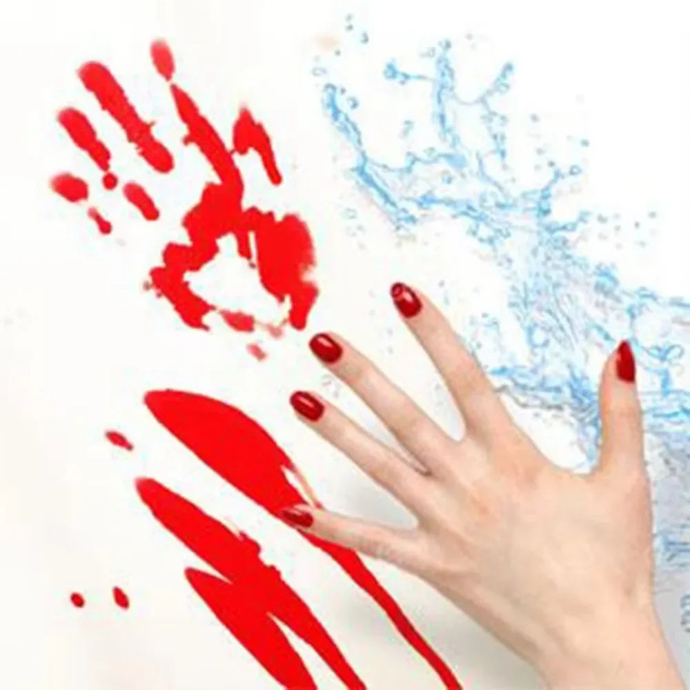 New Creative Halloween Blood Footprints Bath Mat Horror Rug Toilet Carpet Non Slip Absorbent Shower Bathroom Mat Rugs Floor Mat