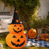 Cute Halloween Pumpkin Decorations Collapsible Jack-o-Lantern Pumpkin Lights for Indoor Outdoor Home, Party, Yard Decorations
