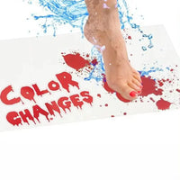New Creative Halloween Blood Footprints Bath Mat Horror Rug Toilet Carpet Non Slip Absorbent Shower Bathroom Mat Rugs Floor Mat